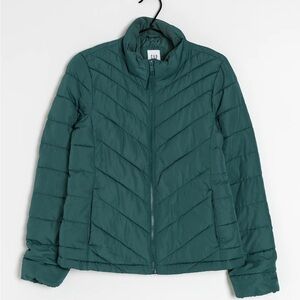 Gap Women’s Size XS Jacket Lightweight Green Puffer Jacket